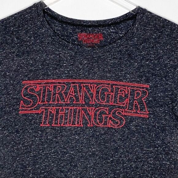 Stranger Things Grey Short Sleeve Tee Large - Picture 4 of 6